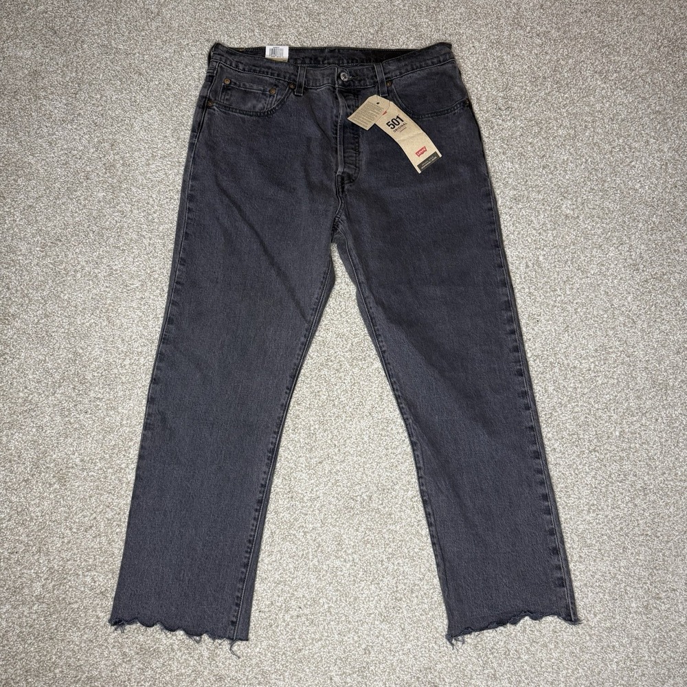 NWT New Levi's 501 Jeans Women's Size 32x26 Button Fly Straight Leg Dark Wash
